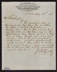 Letter from A. T. Bruce and Company